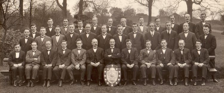 The choir in 1923 - Hume Wrathall MD