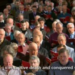 Steeton men among the congregation